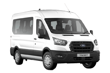 Car Hire Whitley Bay - Ford Minibus - Accommodates 12 Passengers - Minibus hire Whitley bay
