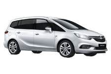 Car Hire Whitley Bay - Vauxhall Zafira 7-Seater - Minibus hire Whitley bay